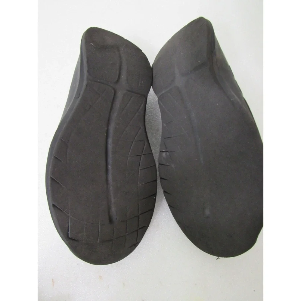 Oofos OOMG Sport LS Low Comfort‎ Shoes Men's size 10 Black Textile White